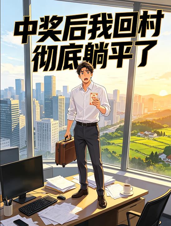 中奖后我回村彻底躺平了小说封面