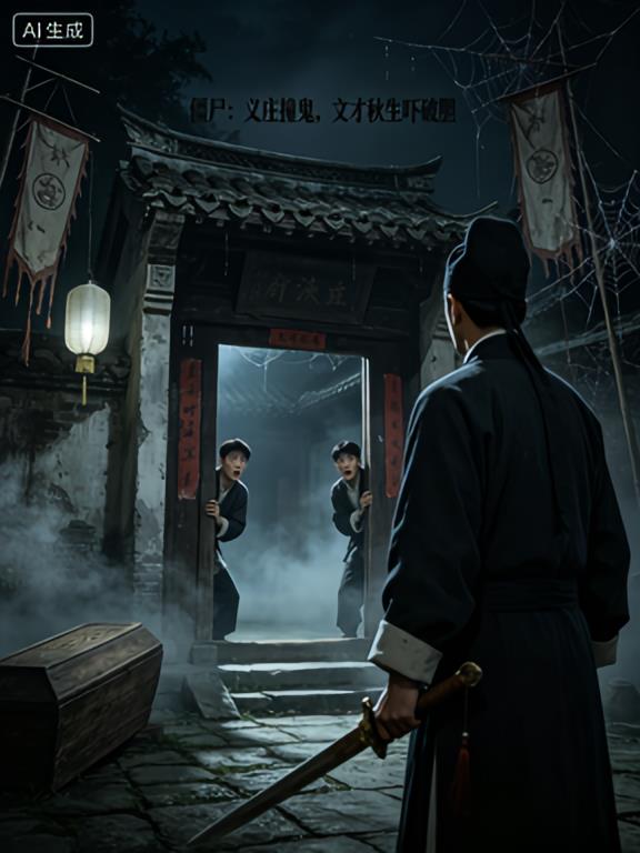 僵尸：义庄撞鬼，文才秋生吓破胆小说封面