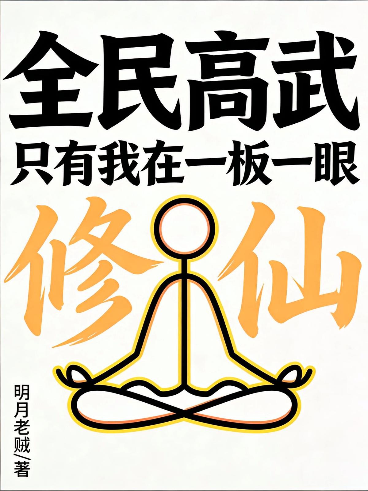 全民高武：只有我在一板一眼修仙小说封面