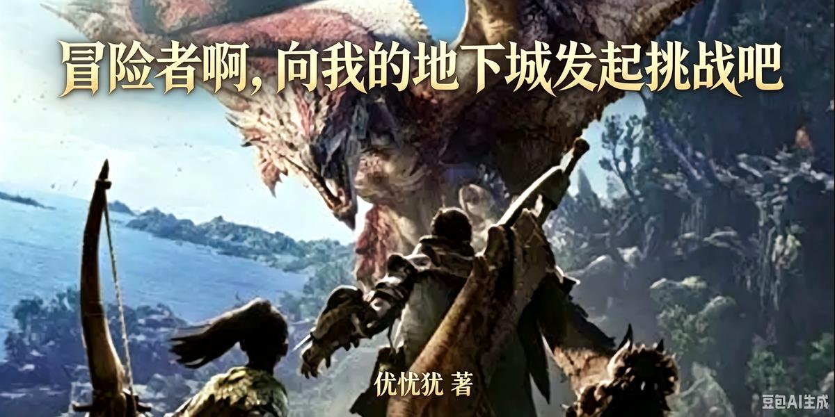 冒险者啊，向我的地下城发起挑战小说封面