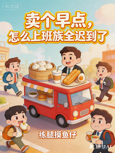 卖个早点，怎么上班族全迟到了（让你开早餐店，你带火一座城？、吃个早餐让上班族全迟到）小说封面