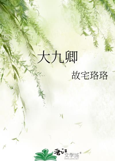 大九卿小说封面