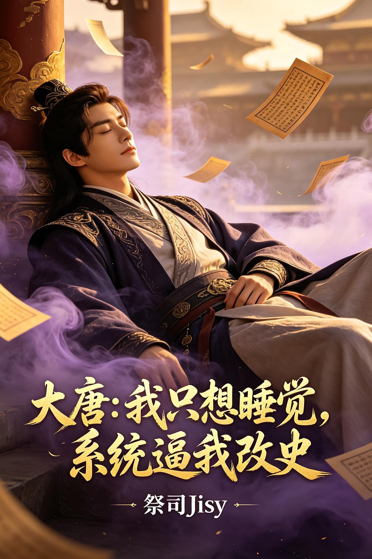 大唐：我只想睡觉，系统逼我改史小说封面