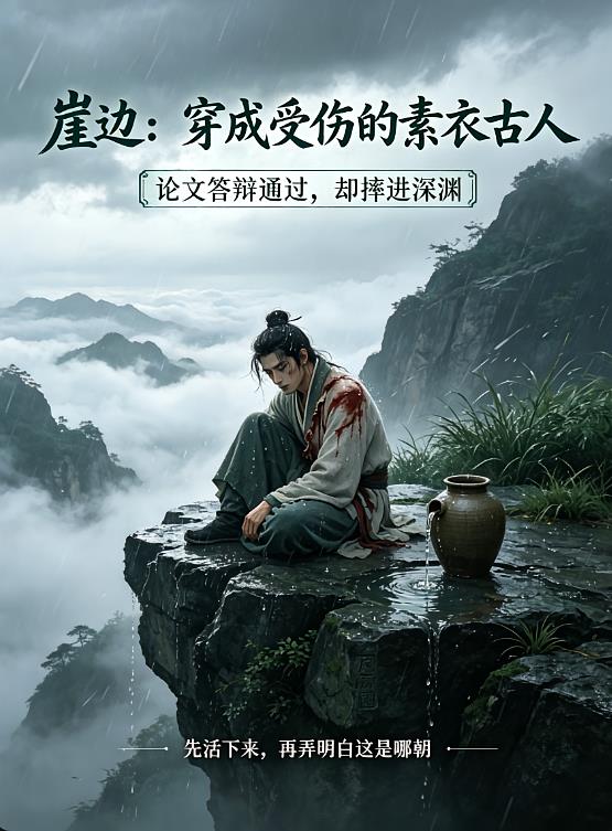 崖边：穿成受伤的素衣古人小说封面