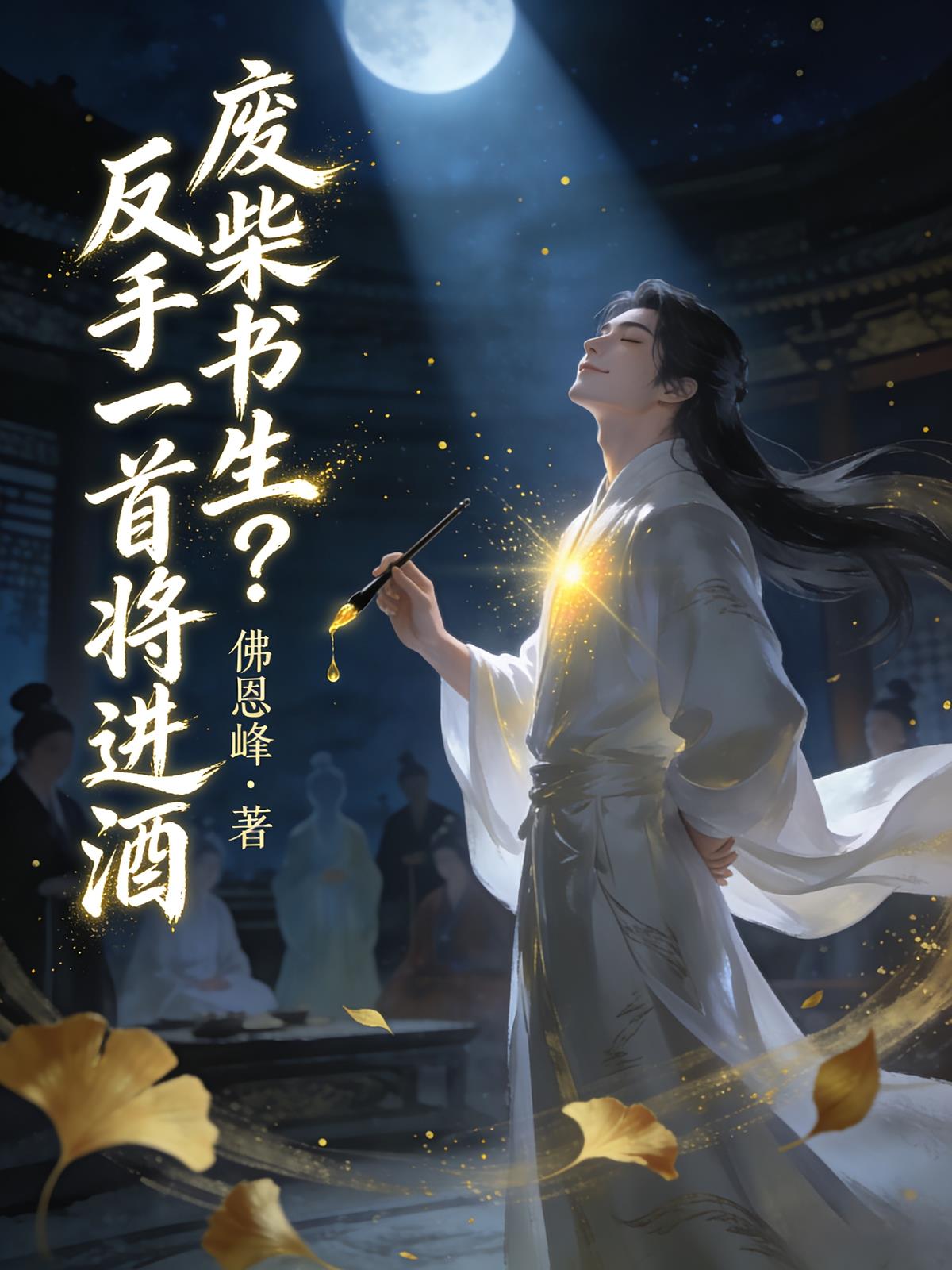 废柴书生?反手一首将进酒小说封面