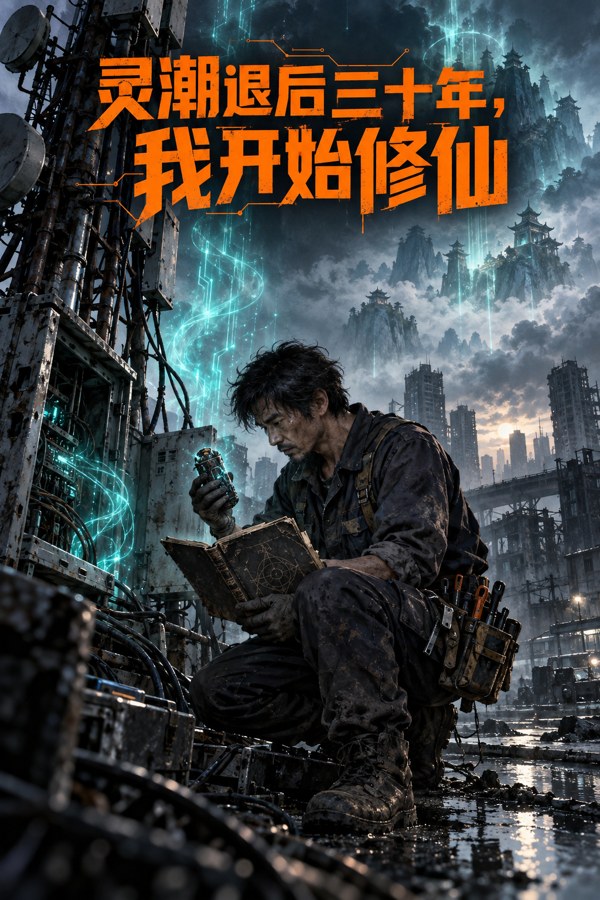 没赶上灵气复苏,我在灵潮退后三十年修仙小说封面