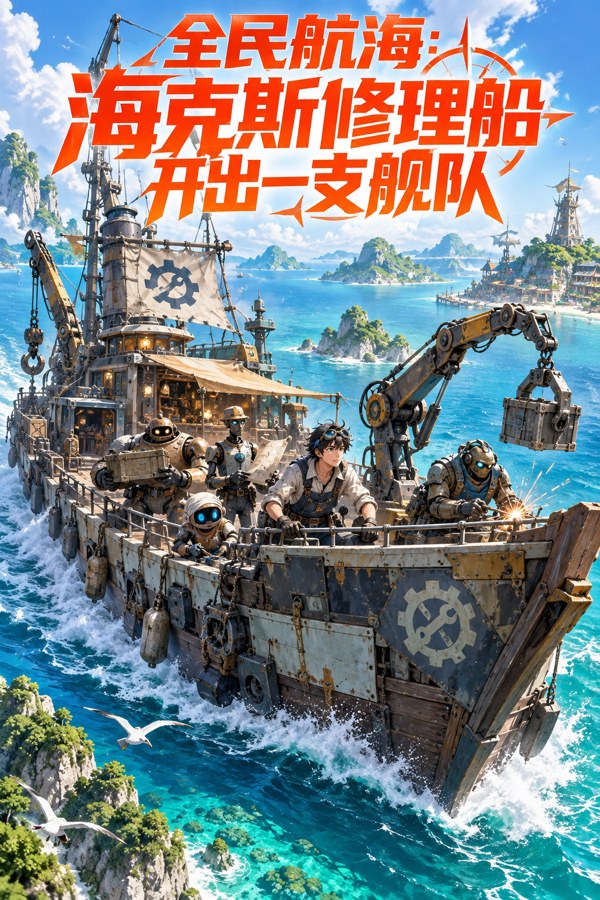 全民航海：海克斯修理船开出一支舰队小说封面