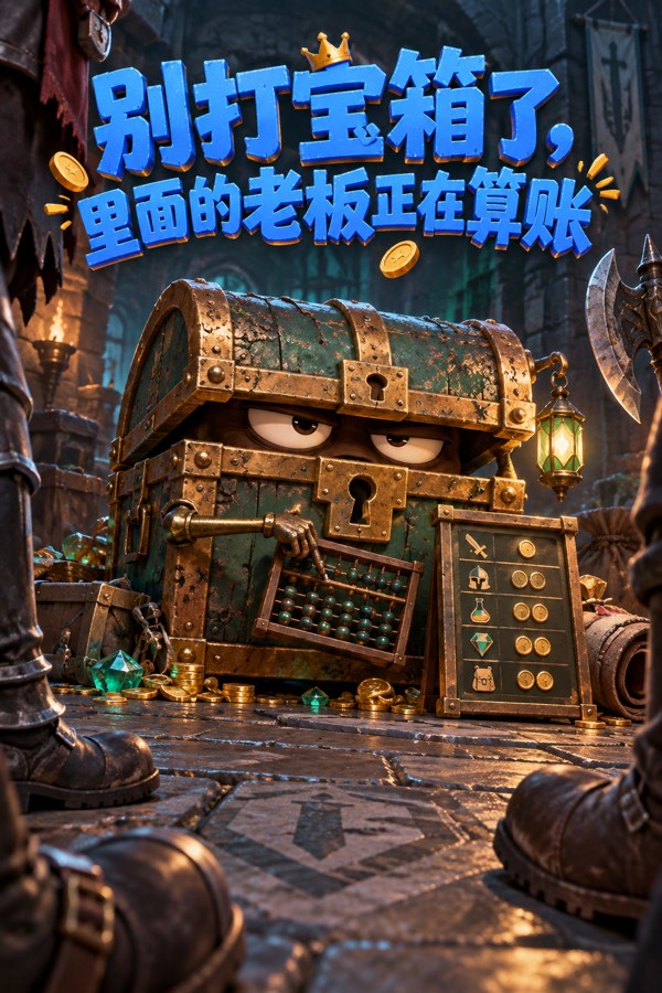 别打宝箱了，里面的老板正在算账小说封面