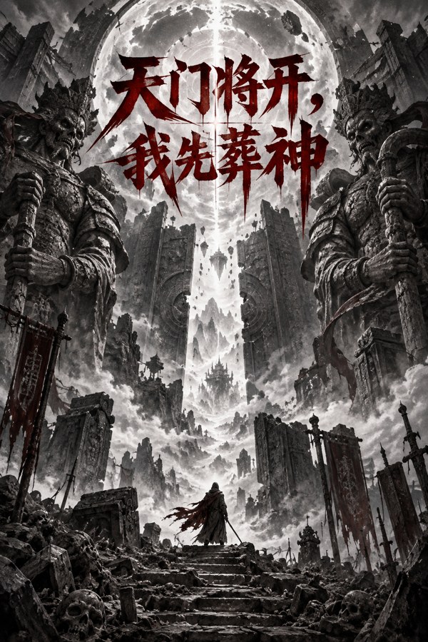 天门将开，我先葬神小说封面