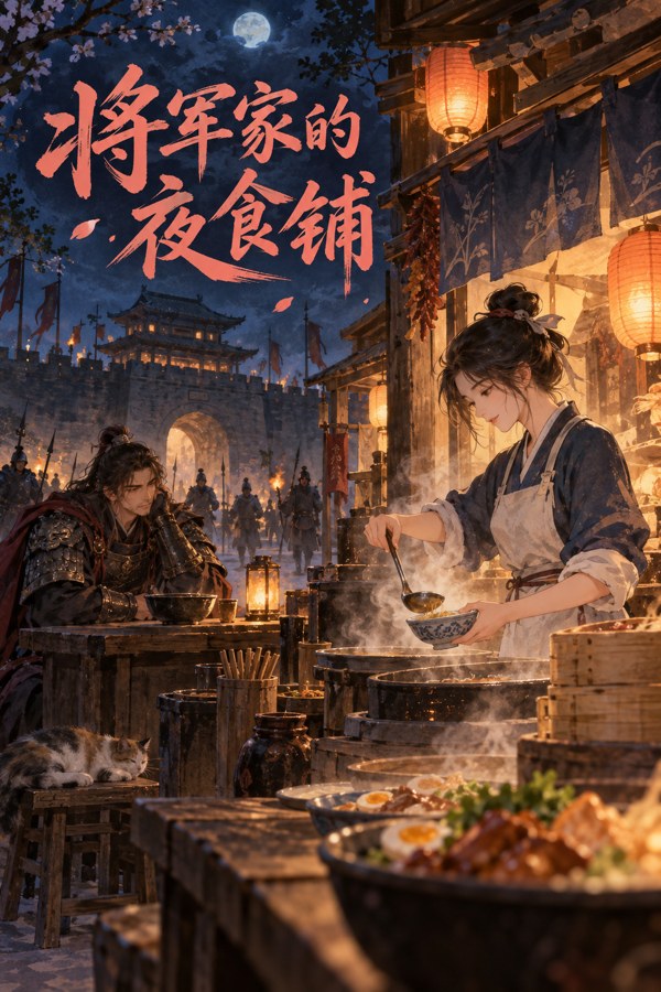 将军家的夜食铺小说封面