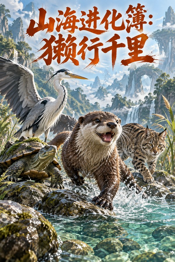 山海进化簿：獭行千里小说封面
