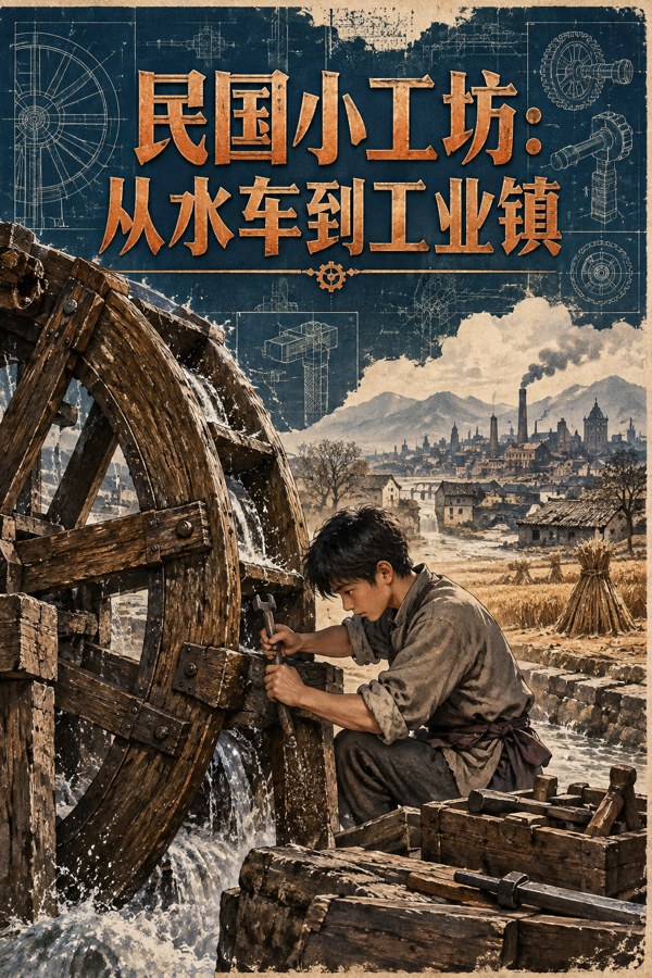 民国小工坊：从水车到工业镇小说封面