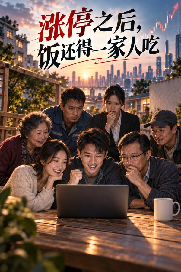 涨停之后，饭还得一家人吃小说封面