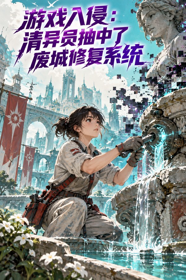 游戏入侵：清异员抽中了废城修复系统小说封面