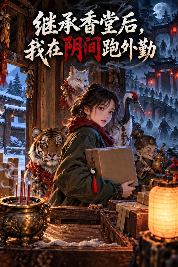 继承香堂后，我在阴间跑外勤小说封面