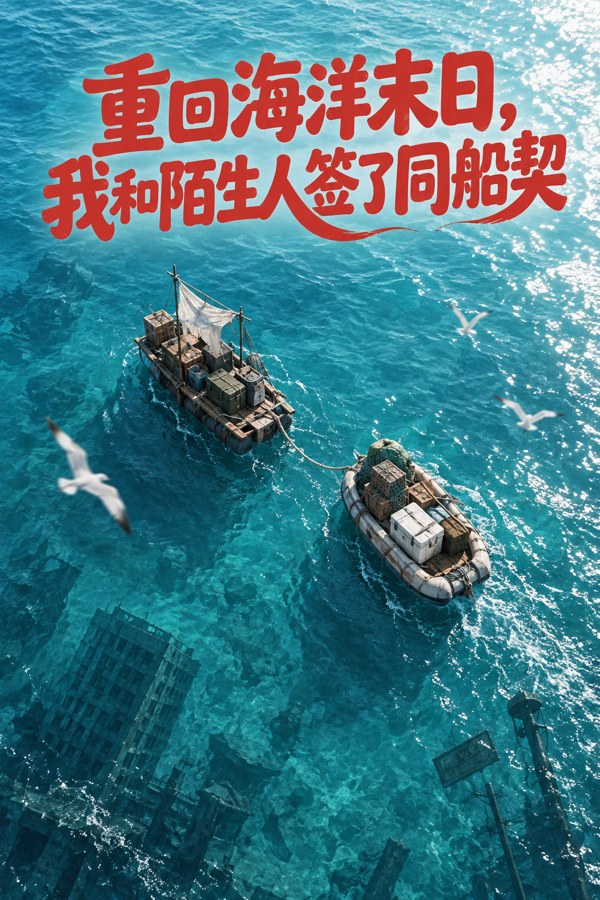 重回海洋末日，我和陌生人签了同船契小说封面