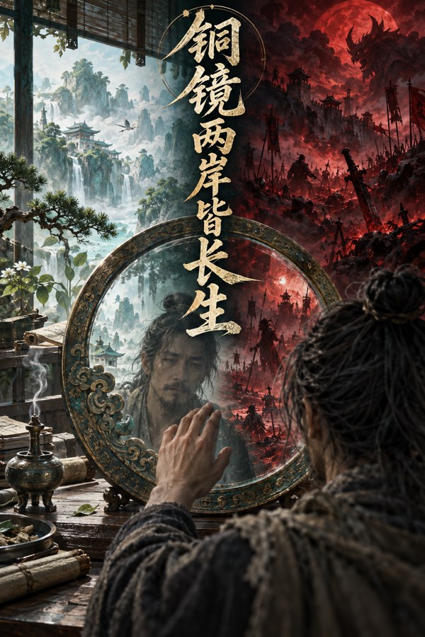 铜镜两岸皆长生小说封面
